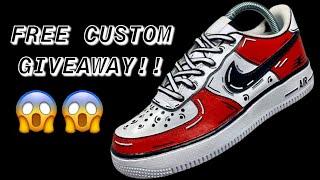 Custom Cartoon Nikes (+FREE GIVEAWAY!!)