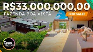 BEAUTIFUL MANSION WORTH R$33,000,000.00 | BOA VISTA FARM