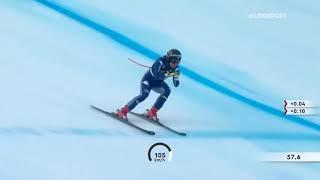 Sofia Goggia wins - World Cup Alpine Skiing - Ladies - downhill Vad d'Isere 19 DEC 2020 - highlights