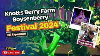 Knotts Berry Farm Boysenberry Festival 2024 | Top Activities CA - Full Experience & Food Review