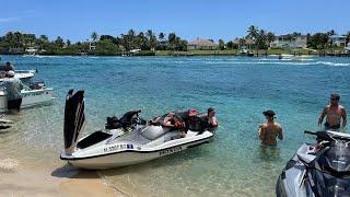 Stuart to Jupiter inlet jet ski ride..2004 Honda Aquatrax..Scuba dive and Bridge jumping