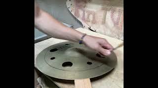 DIY cymbal modification. Sabian Ozone. @wailcitydrums