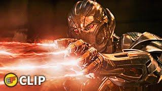 Avengers vs Ultron - Salvage Yard Fight Scene | Avengers Age of Ultron (2015) Movie Clip HD 4K