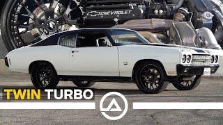 800HP Custom Twin Turbo Chevelle SS on 22 inch Wheels | Hood Muscle Cars