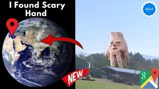 I Found Scary Hand ! on Google Maps and Google Earth #mystisk #googleearth#