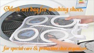 ⭕ Mesh Shoes Laundry Bag Sneaker Washing Protector (2) 