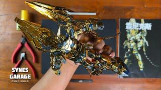 Gundam Phenex Narrative ver Gold Coating Hg 1/144 | ASMR BUILD | Xin Dong