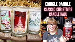 KRINGLE CANDLE Classic Christmas Candle Haul