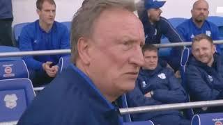 Neil Warnock stares down the camera | Neil Warnock discusses that infamous moment.