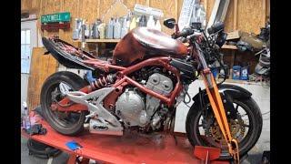 New Motorcycle Rescue Kawasaki Ninja 650R Street Fighter Part 1