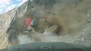 Jeep Tumbles Down a Mountain