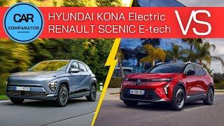 Hyundai KONA Electric vs Renault Scenic E-Tech | 2024 | Comparison of Specs, Dimensions and Prices