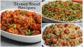 Street Food Recipes | Best Street Foods | Popular Street Style Recipes  @Teluginti Vanta