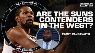 Perk says Kevin Durant’s leadership makes Suns contenders  NBA Countdown’s early takeaways