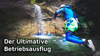 Der ultimative Betriebsausflug: Canyoning in Salzburg