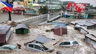 The world prays for the Philippines! Floods drown homes in Bicol, Albay province by Storm Kristine