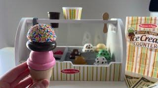 ASMR | Melissa & Doug Scoop & Serve Ice Cream Counter