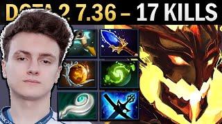Shadow Fiend Gameplay Miracle with 17 Kills and Euls - Dota 2 7.36