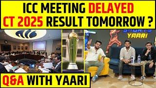 BREAKING: ICC POSTPONES MEETING ON CHAMPIONS TROPHY 2025 SCHEDULE