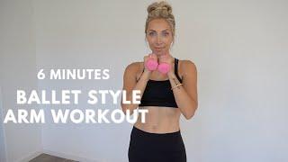 BALLET STYLE ARM WORKOUT- Light Weights