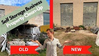 EXPANDING MY SELF STORAGE PROPERTY: Making room for new shipping containers