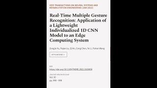 Real-Time Multiple Gesture Recognition: Application of a Lightweight Individualized 1... | RTCL.TV