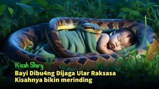 Kisah Haru, Bayi Malang yang Dijaga Ular Raksasa Ditemukan Warga di Taman #KisahStory