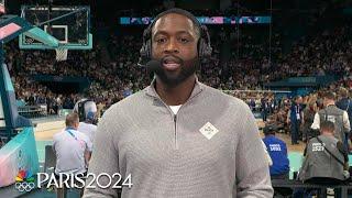 Dwyane Wade goes in-depth on Steph, LeBron and Wembanyama after gold medal game | Paris Olympics