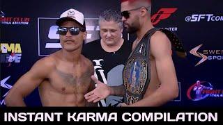 INSTANT KARMA  COMPILATION ▶ BEST MOMENTS Satisfyng Video MMA 2024 - HD