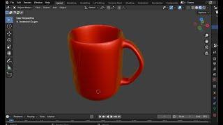 Tutorial basic 3D blender pemula | membuat gelas (2)