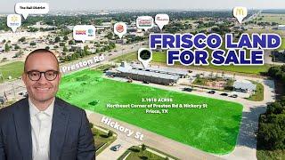 Commercial Land For Sale North Texas | Northeast Corner of Preston and Hickory Frisco TX 75034