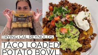 OBESE TO FIT |episode 6|Learning Cal REYNOLDS Taco Loaded potato Bowl | Healthy Recipe Mom Approved