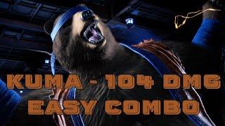 Tekken 8 - Kuma 104 dmg Easy Combo