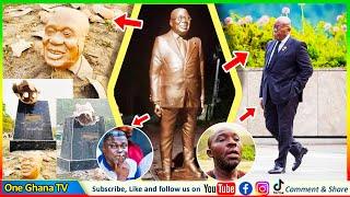 Why We Destroyed Nana Addo's Statue In Western Region- Man Alleges As MP's Comment Raise Alarm