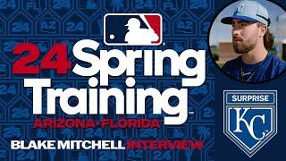 Blake Mitchell gets used to life as a rookie catcher at Spring Training