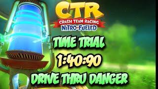 (No Major Glitches) Drive Thru Danger World Record In 1:40:90 + 32:89 Lap + 34:86 SL