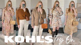 KOHLS FALL TRY ON HAUL 2023 | Thanksgiving Outfit Ideas, Thanksgiving Dreses from LC Lauren Conard