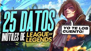 EZREAL TE CUENTA 25 DATOS INÚTILES DE LEAGUE OF LEGENDS  | 2024 |