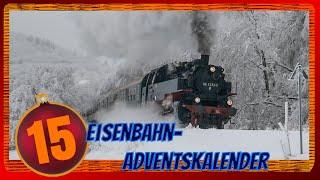 Mit VOLLDAMPF nach Altenberg! | 86 1333 + 118 757 | TÜRCHEN NR. 15 | Eisenbahn-Adventskalender