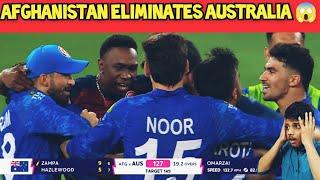 AFG vs AUS | Afghanistan Eliminates Australia |History Created by Afghanistan 