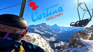 The BEST SKIING in ITALY | Cortina d'Ampezzo