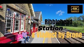 Ribblehead Station and Viaduct by Drone