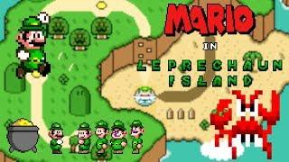 Mario in Leprechaun Island • Super Mario World ROM Hack (Longplay/Playthrough)