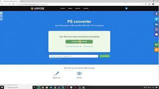 How convert PostScript file to PNG image using Aspose.Page PS Converter