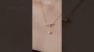MELODY COLLECTION Akoya Pearl 18K Necklace |  HELAS Jewelry