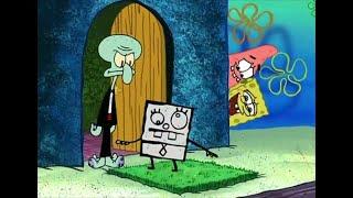 Doodlebob beats up Squidward