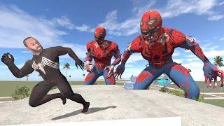 Franklin Become Venom To Kill Zombie Spiderman In Indian Bike Driving 3D