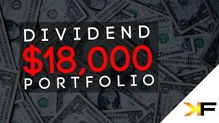 How Much My $18,000 Dividend Portfolio Earns - Passive Income Stocks!!