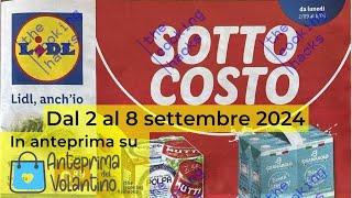 Volantino Lidl dal 2 al 8 settembre 2024 in #anteprima (con #Parkside)