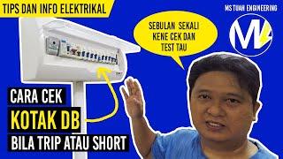 CARA CEK KOTAK DB BILA BERLAKU TRIP ATAU SHORT